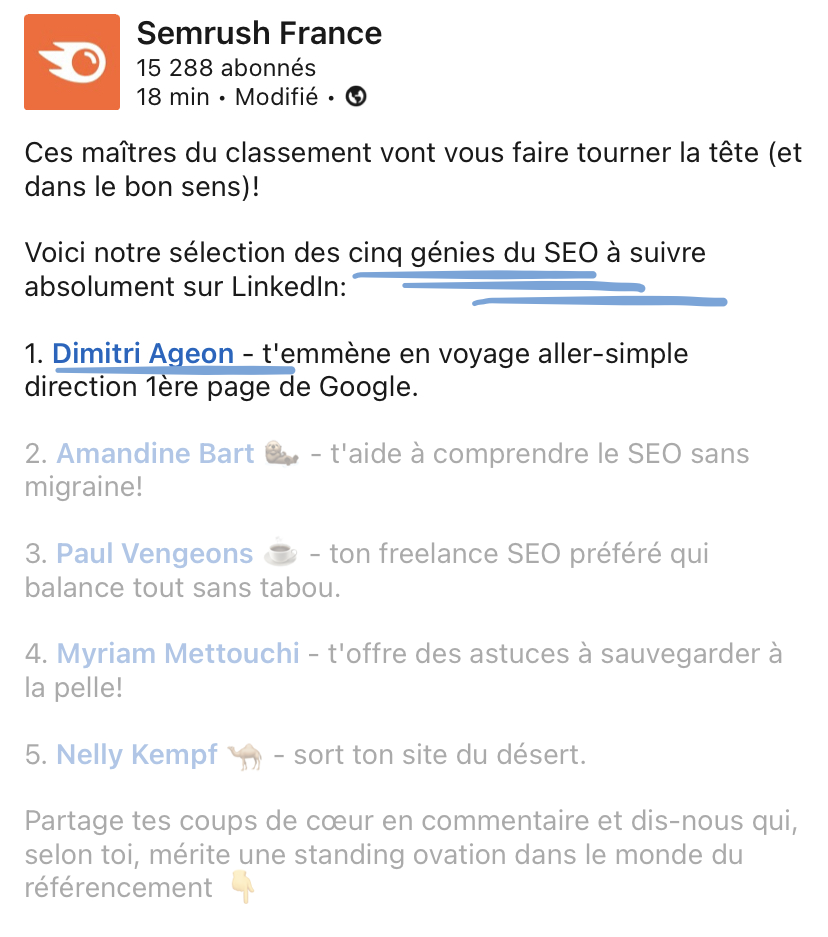 semrush-recommandation